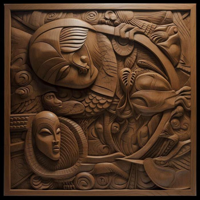 نموذج ثلاثي الأبعاد لآلة CNC 3D Art 